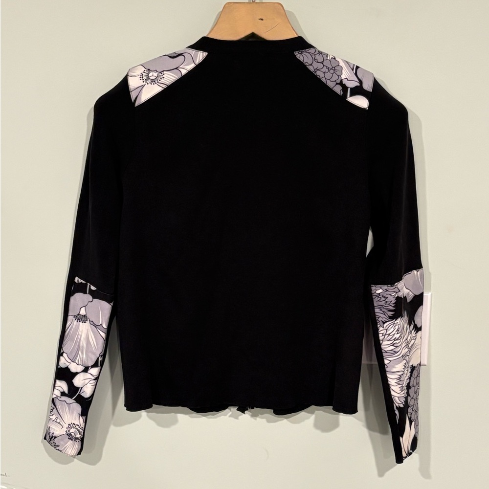 Burberry Women’s Floral Full-Zip Cardigan - Picture 2 of 10